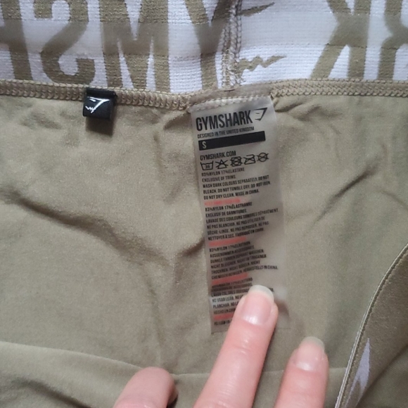 Army Green Gymshark Leggings - Picture 3 of 4